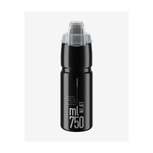 ANFORA ELITE JET PLUS 750ML CON TAPA COLOR NEGRA LOGO GRIS