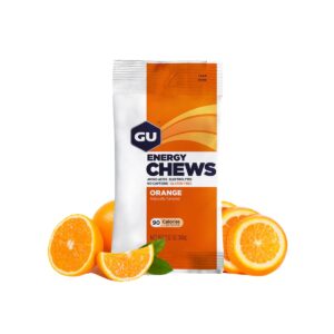 GOMITAS GU ENERGETICAS SABOR NARANJA 60g.